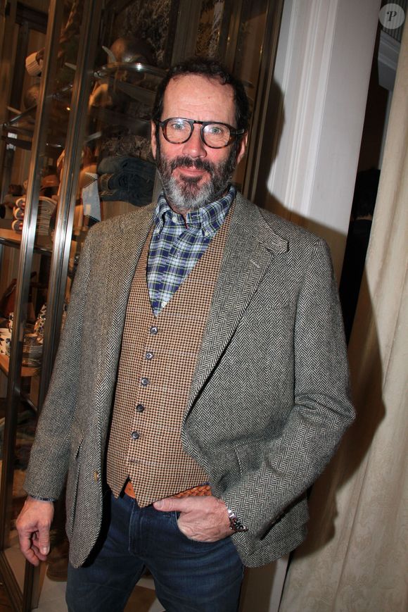 Semi-exclusif - Christian Vadim au cocktail et Vente Privée chez Ralph Lauren à l'occasion de la parution du N°13 de Cerise Paris City Magazin, à Paris, le 2 décembre 2019. © Philippe Baldini/Bestimage