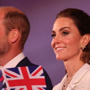 Le prince William et Kate Middleton lors d'un concert sur la Horse Guards Parade à Londres, pour clôturer les commémorations du 80e anniversaire du jour de la Victoire en Europe au Royaume-Uni. Londres, Royaume-Uni, le 8 mai 2025. Photo by Stephen Lock/I-Images/ABACAPRESS.COM