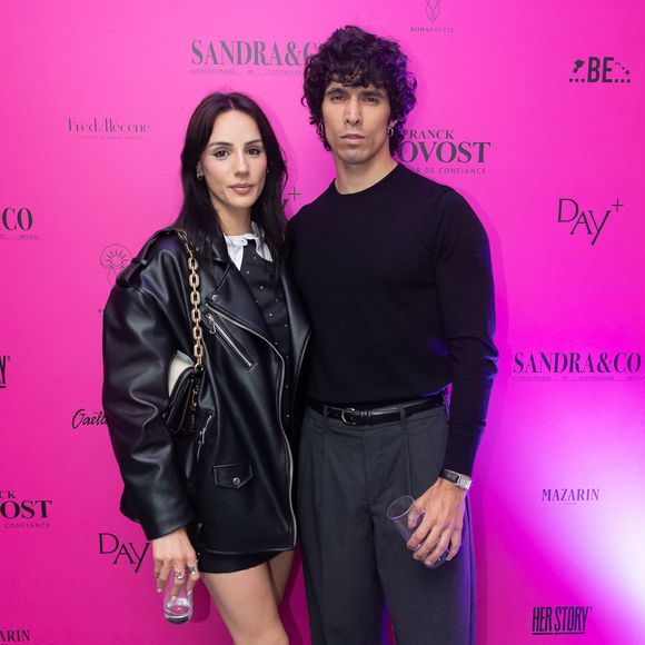 Exclusif - Marilyn Grenier et Lucas Mendez lors d'une soirée  à la suite Sandra & Co lors du Festival International des Séries de Cannes, Canneseries Saison 8, à l’hôtel JW Marriott Cannes le 25 avril 2025.
© Aurelio Stella / William Sanches Tavares / Bestimage