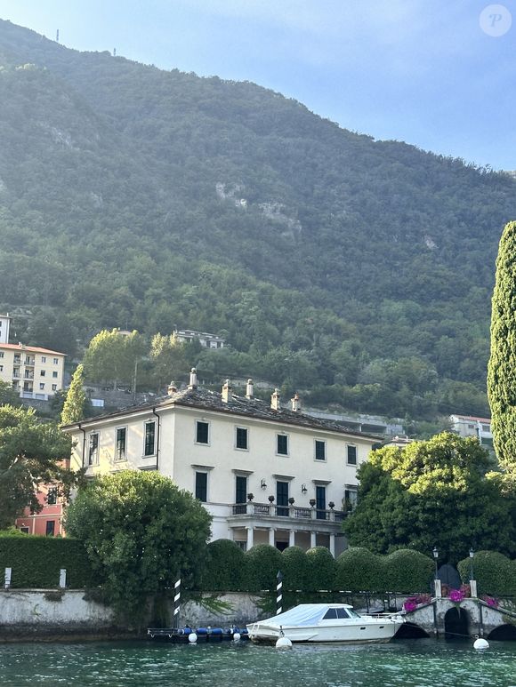 Villa de George Clooney, du 18e siècle, sur le lac de Côme. Photo Abaca