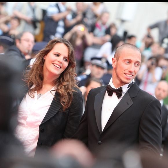 Laure Manaudou et Frédérick Bousquet - Montée des marches du film "La princesse de Montpensier" lors du 63e Festival de Cannes le 16 mai 2010. © Rachid Bellak/Bestimage