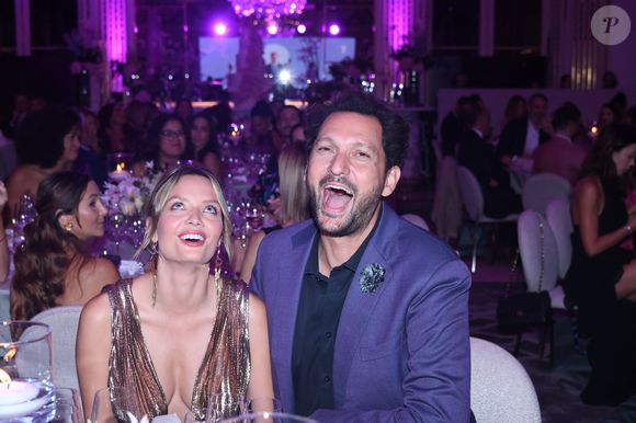 Eric Antoine et sa femme Gennifer Demey - Soirée de gala du 10ème anniversaire de l'association "Les Bonnes Fées" à l'Hôtel The Peninsula Paris le 8 octobre 2025.  
© Rachid Bellak/Bestimage