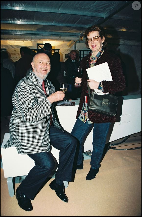 Jean-Pierre Coffe et Dominique Lavanant à Paris en 1995.