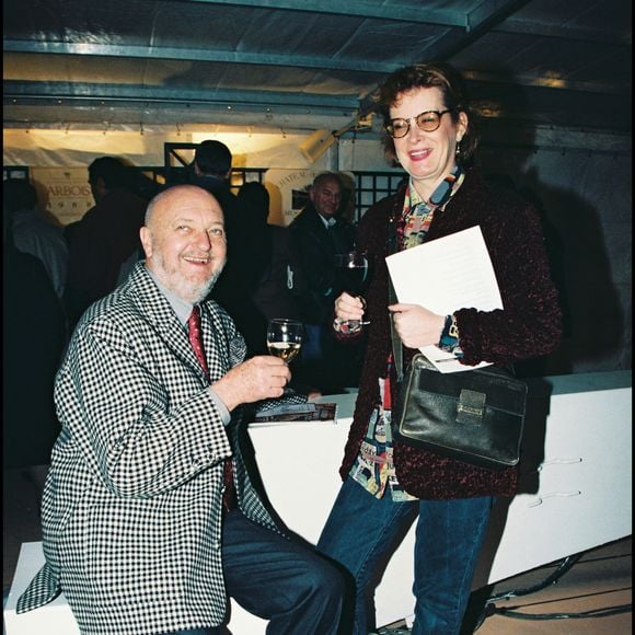 Jean-Pierre Coffe et Dominique Lavanant à Paris en 1995.