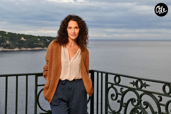 Linda Hardy durant le tournage du double épisode final de "Section de recherches" à Nice, diffusé le 21 avril sur TF1. 
© Bruno Bebert / Bestimage