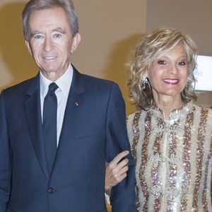 Bernard Arnault et sa femme Hélène Arnault - Dîner d’inauguration de l'exposition "Icônes de l'Art Moderne. La Collection Chtchoukine" à la "Fondation Louis Vuitton" à Paris, France, le 20 octobre 2016. © Olivier Borde/Bestimage (No Web No Blog pour la Belgique et la Suisse)