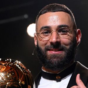 Karim Benzema (Ballon d’Or masculin 2022) - 66ème cérémonie du Ballon d’Or au Théâtre du Chatelet à Paris le 17 octobre 2022. © Stéphane Mantey via Bestimage