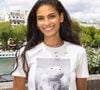 Un tendre moment certainement capturé par son mystérieux compagnon.
Exclusif - Tatiana Silva - Festival des Livres et des Artistes organisé par l'association "Lecture pour Tous" engagée dans la lutte contre l'illettrisme au Mail Branly à Paris le 3 juillet 2022.
© Pierre Perusseau / Jack Tribeca / Bestimage