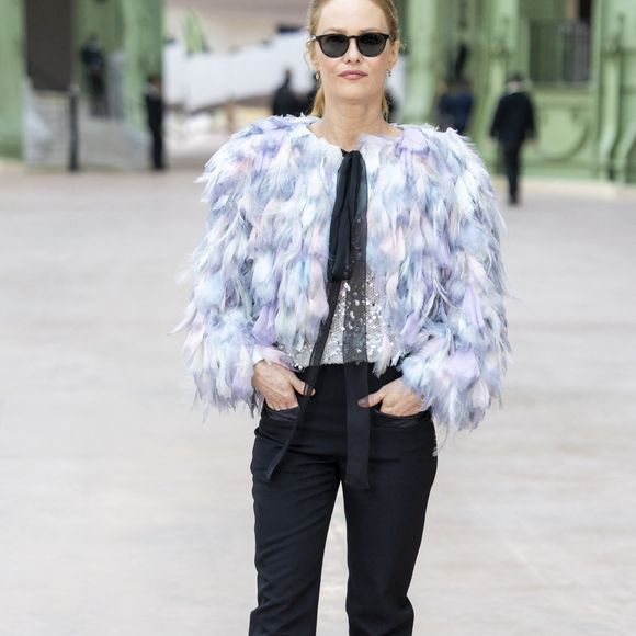 Vanessa Paradis au défilé Chanel au Grand Palais, "Collection Haute Couture Printemps/Eté 2025" lors de la Fashion Week de Paris (PFW), le 28 janvier 2025. 
© Olivier Borde / Bestimage