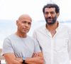 Éric Judor et Ramzy Bedia assistent à la cérémonie des lauréats du concours international de courts métrages TikTok #TikTokShortFilm qui se tient à La plage de la palme le 23 mai 2023 à Cannes, France. Photo by David Boyer/ABACAPRESS.COM