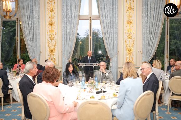 Exclusif - Marc Ladreit de Lacharrière - Quelques semaines après avoir ouvert la Journée de l'Assemblée nationale dédiée à l'Engagement, le samedi 11 avril 2026, M.Ladreit de Lacharrière a reçu Y.Braun-Pivet pour un prestigieux dîner du Cercle de la Revue des Deux Mondes, le 8 juin 2026. 
© Jack Tribeca / Bestimage