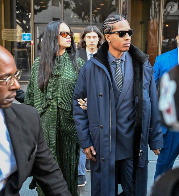 Asap Rocky et Rihanna le jour de la Saint-Valentin à Los Angeles, 14 février 2025.

Photo : Backgrid USA / Bestimage