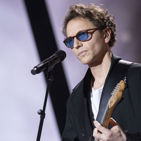 Le chanteur Raphaël sur la scène des 39èmes Victoires de la Musique à la Seine Musicale à Paris. Le 7 février 2024
© Cyril Moreau / Bestimage
