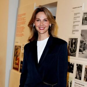 Ophélie Meunier - Vernissage de l'exposition "Les grands âges", photographies de Nikos Aliagas au musée de l'Homme à Paris le 7 avril 2026. © Dominique Jacovides/Bestimage