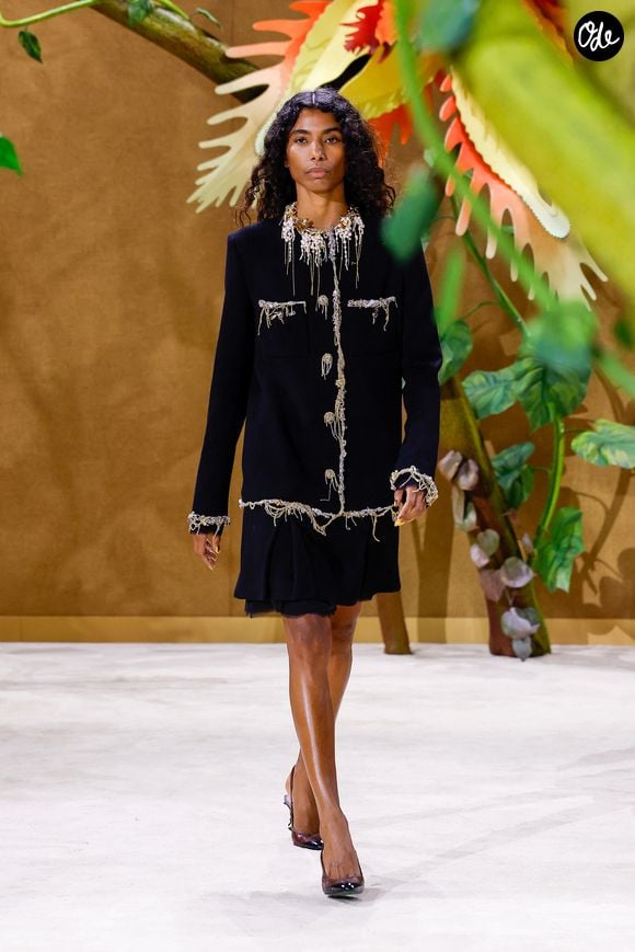 Défilé de mode Chanel Collection Haute Couture Automne/Hiver 2026-2027 lors de la Fashion Week de Paris (PFW) au Grand Palais, à Paris, France, le 7 juillet 2026. © Bestimage