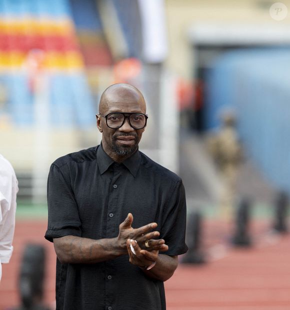 Exclusif - Claude Makelele lors du match de gala pour la paix aux enfants déplacés internes, victimes des conflits armés de la RDC opposant le Variétés Club de France (VCF) contre le Congo AllStar au stade des Martyrs à Kinshasa, République Démocratique du Congo, le 3 décembre 2024. © Pierre Perusseau/Bestimage