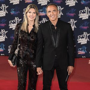 Nikos Aliagas et sa femme Tina Grigoriou assistent à la 27ème édition des NRJ Music Awards le 31 octobre 2025 à Cannes, France. Photo by David NIVIERE/ABACAPRESS.COM