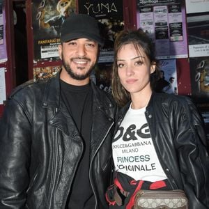 Exclusif - Slimane (Slimane Nebchi) et Léa Castel au concert de Haylen (The Voice 5) au Studio de l'Ermitage à Paris, France, le 26 avril 2018. © Coadic Guirec/Bestimage