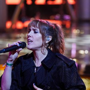 Zaz lors de la soirée de lancement de la 39ème édition du Téléthon sur France 3 aux Studios du Lendit à Saint-Denis, France. © Anne-Sophie Guebey/Bestimage