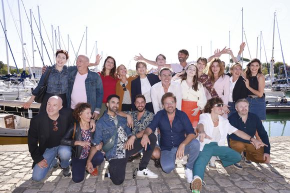 Marie Réache, Michel Cordes, Anne Decis, Elodie Varlet, Cécilia Hornus, Jérôme Bertin, Marie Mallia, Léa François, Florian Lesieur, Lola Marois, Laurent Kérusoré, Caroline Riou, Eleonore Sarrazin, Horya Benabet,
Pierre Martot, Sylvie Flepp, Joakim Latzko, Marwan Berreni, Stéphane Hénon, Tim Rousseau, Thibaud Vaneck
PLUS BELLE LA VIE 
Le festival de fiction TV de La Rochelle samedi 17 septembre 2022. © Christophe Aubert via Bestimage
