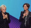 Exclusif - Muriel Robin, Anne Le Nen lors de l'enregistrement de l'émission "Nos voix pour toutes" au profit de la Fondation des femmes à l'Adidas Arena diffusée sur TMC le 25 novembre 2025, à Paris, France, le 19 novembre 2025. © Guirec-Moreau/Bestimage