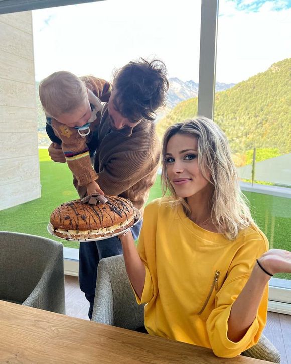 Julian Alaphilippe et Marion Rousse vivent avec leur fils Nino en Andorre. Photo Instagram.