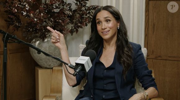 Crédit photo : Emma Grede (Podcast) 2025. Meghan Markle a enfin réagi à la vidéo virale qu'elle a partagée, dans laquelle on la voit twerker pendant qu'elle accouche de sa fille, la princesse Lilibet. (JLPPA / Bestimage).