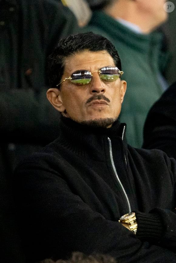 Célébrités dans les tribunes du match aller des huitièmes de finale de la Ligue des champions entre le PSG et la Real Sociedad (2-0) au Parc des Princes à Paris le 14 février 2024. © Cyril Moreau/Bestimage