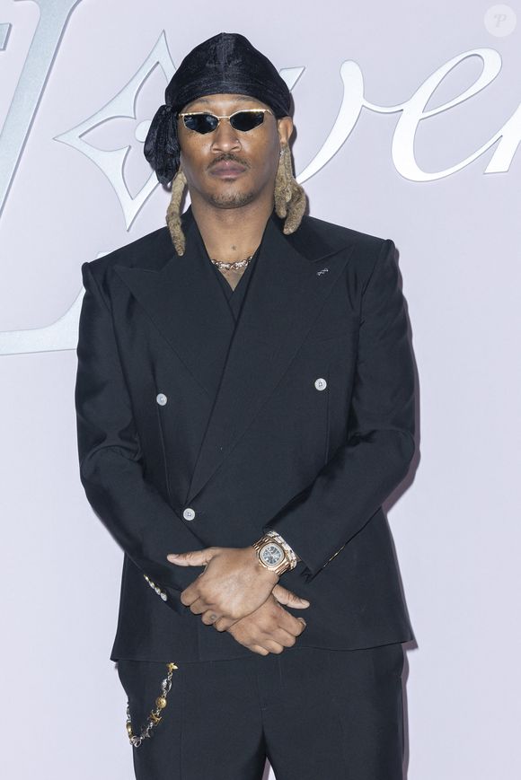Future (bracelet Messika) - Photocall pour le défilé Louis Vuitton prêt à porter hommes Automne / hiver  2025 - 2026 lors de la fashion week à Paris le 21 2025. © Olivier Borde /Bestimage