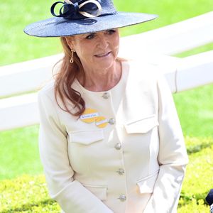 Sarah Ferguson, duchesse d’York, - Les célébrités et les membres de la famille royale d'Angleterre assistent au second jour de la course hippique Royal Ascot , le 19 juin 2024. Photo by GOFF / Bestimage