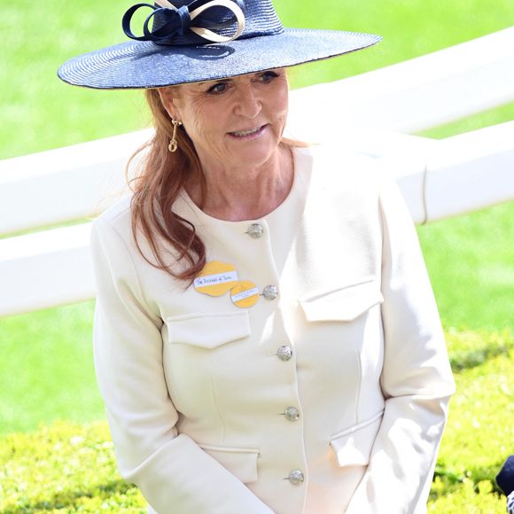 Sarah Ferguson, duchesse d’York, - Les célébrités et les membres de la famille royale d'Angleterre assistent au second jour de la course hippique Royal Ascot , le 19 juin 2024. Photo by GOFF / Bestimage