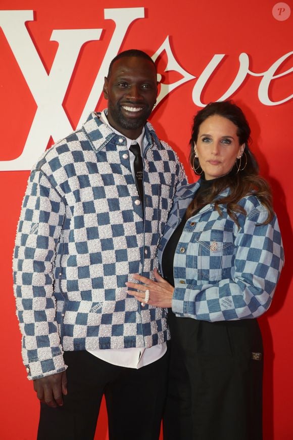 Omar Sy et sa femme Hélène Sy - Photocall du Défilé de mode Louis Vuitton Homme, Collection Automne-Hiver 2024/2025 dans le cadre de la Fashion Week de Paris, France, le 16 Janvier 2024.

© Bertrand Rindoff / Bestimage