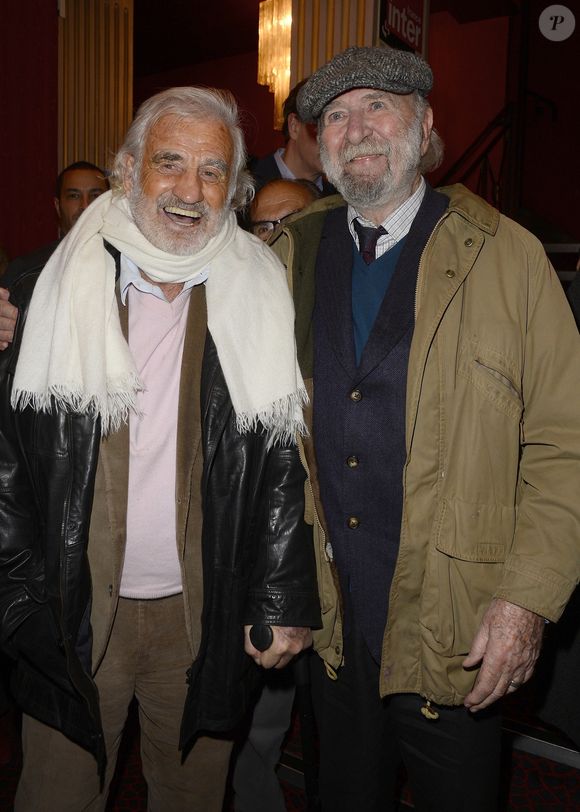 L’acteur l’avait offerte à son ami proche Jean-Pierre Marielle.

Jean-Paul Belmondo et Jean-Pierre Marielle - People à la générale de la pièce "A torts et à raison" au théâtre Hébertot à Paris le 25 janvier 2016. © Coadic Guirec/Bestimage