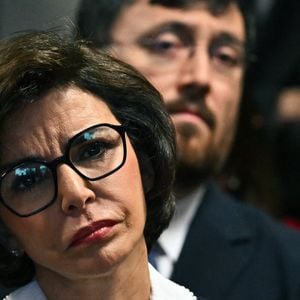 La ministre française de la Culture Rachida Dati visite les Cinémas du Palais et le lycée polyvalent Léon Blum à Créteil près de Paris, le 25 novembre 2025. Photo by Firas Abdullah/ABACAPRESS.COM