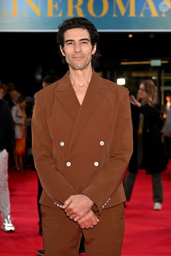 Tahar Rahim pour le film "Monsieur Aznavour" - Arrivées de la soirée de clôture de la 6ème édition du festival Cinéroman au cinéma Pathé Gare du Sud à Nice, France, le 5 octobre 2024.
 © Bebert-Jacovides/Bestimage