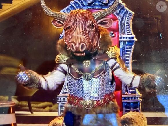 Le Bison, Deuxième prime de "Mask Singer", capture d'écran TF1