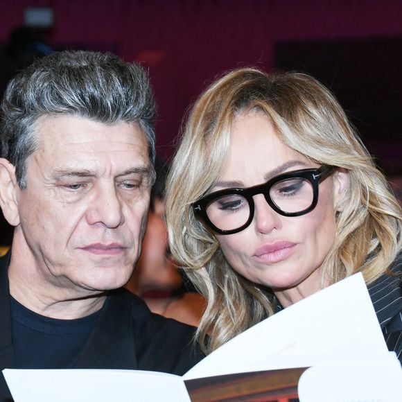 Exclusif - Marc Lavoine et sa compagne Adriana Karembeu au "concerto pour la paix" de Omar Harfouch au théâtre des Champs-Elysées à Paris le 18 septembre 2024.

© Rachid Bellak / Bestimage