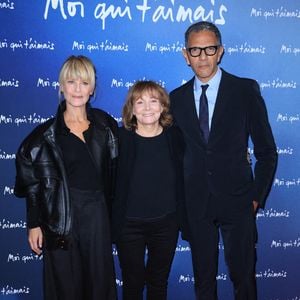 Marina Fois, Diane Kurys et Roschdy Zem assistent à la première de Moi qui t'aimais à Paris, France, le 25 septembre 2025. Photo by Jerome Domine/ABACAPRESS.COM
