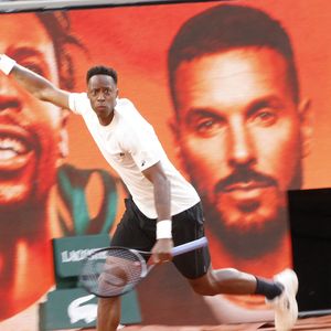 Gaël Monfils - Soirée "Gael & Friends" à Roland Garros sur le court Philippe Chatrierà Paris le 21 mai 2026. © Marc Ausset-Lacroix/Bestimage