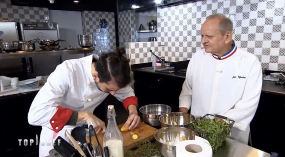 Clement Vergeat lors de sa participation à la saison 9 de "Top Chef"