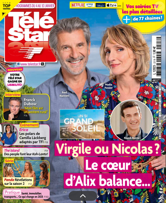 Couverture du magazine "Télé Star" du 30 décembre 2024