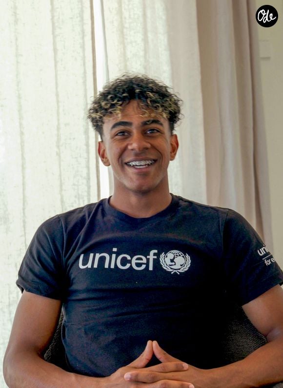 "Je suis on ne peut plus ravi de démarrer cette aventure avec American Eagle"

L’UNICEF nomme Lamine Yamal ambassadeur de bonne volonté. © UNICEF via Bestimage