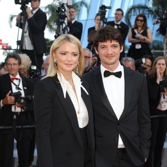 Virginie Efira et son compagnon Niels Schneider lors de la montée des marches de la cérémonie de clôture du 72ème Festival International du Film de Cannes, le 25 mai 2019.
© Denis Guignebourg/Bestimage