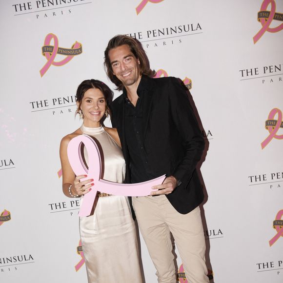 Exclusif - Camille Lacourt et sa compagne Alice Detollenaere - Hotel Peninsula poursuit son engagement dans la lutte contre le cancer du sein à l'occasion de la campagne annuelle mondiale Octobre Rose avec la soirée de gala au profit de l'association "Europa Donna France". Paris, le 29 septembre 2022
© Christophe Clovis-Rachid Bellak / Bestimage