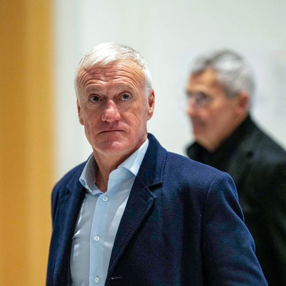 Didier Deschamps - Arrivées au tribunal correctionnel de Paris en marge du procès en diffamation entre Didier Deschamps et Daniel Riolo. Le procès en diffamation opposant Didier Deschamps à Daniel Riolo s’est ouvert le 20 novembre 2025 devant la XVIIe chambre du tribunal correctionnel de Paris
© Pierre Perusseau/Bestimage