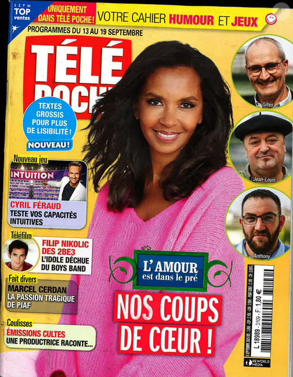 La Une du "Télé Poche" pour les programmes du 13 au 19 septembre 2025 © Télé Poche