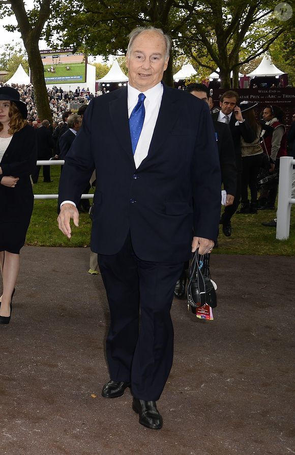 Karim Aga Khan IV (le prince Sayyid Karim Al-Husayni) - Qatar Prix de l'Arc de Triomphe à l'Hippodrome de Longchamp à Paris, le 5 octobre 2014.
Photographe : COADIC GUIREC / BESTIMAGE