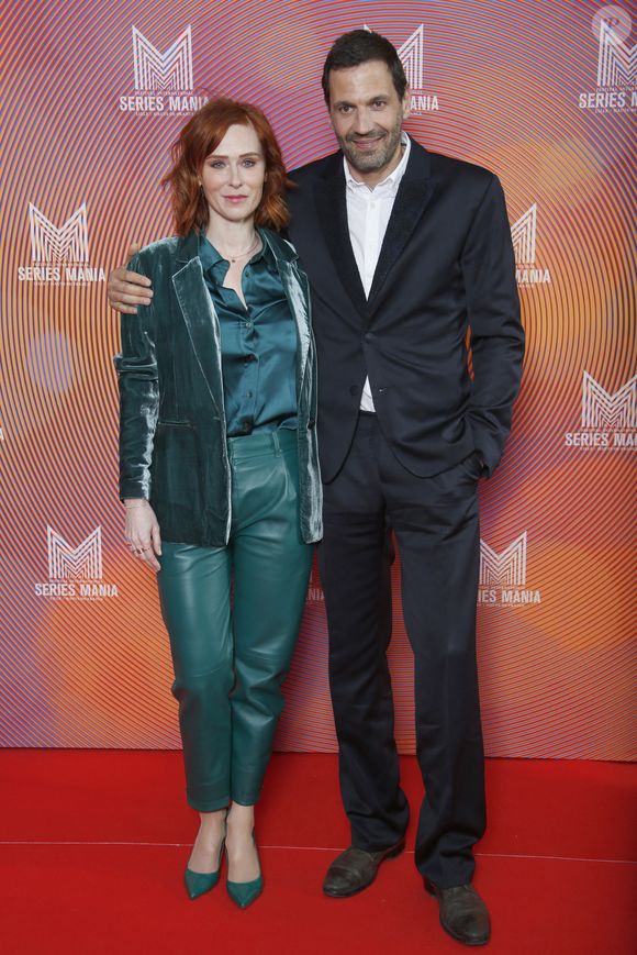 Audrey Fleurot, Medhi Nebbou de la série HPI - Photocall de la soirée d'ouverture du Festival Séries Mania à Lille. Le 18 mars 2022
© Christophe Aubert via Bestimage
