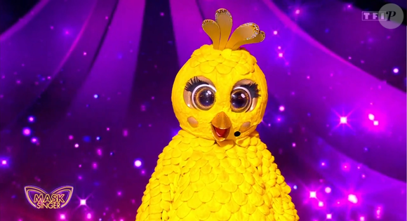 Le poussin dans Mask Singer - capture d'écran TF1