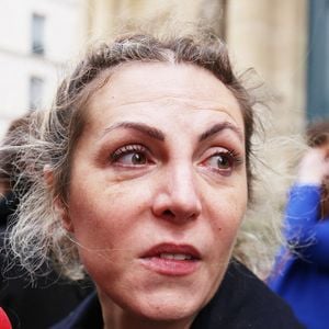 Anne Elisabeth Blateau - Sorties des obsèques de Marion Game en l'église Saint Roch à Paris, France, le 31 mars 2023. © Jonathan Rebboah/Panoramic/Bestimage